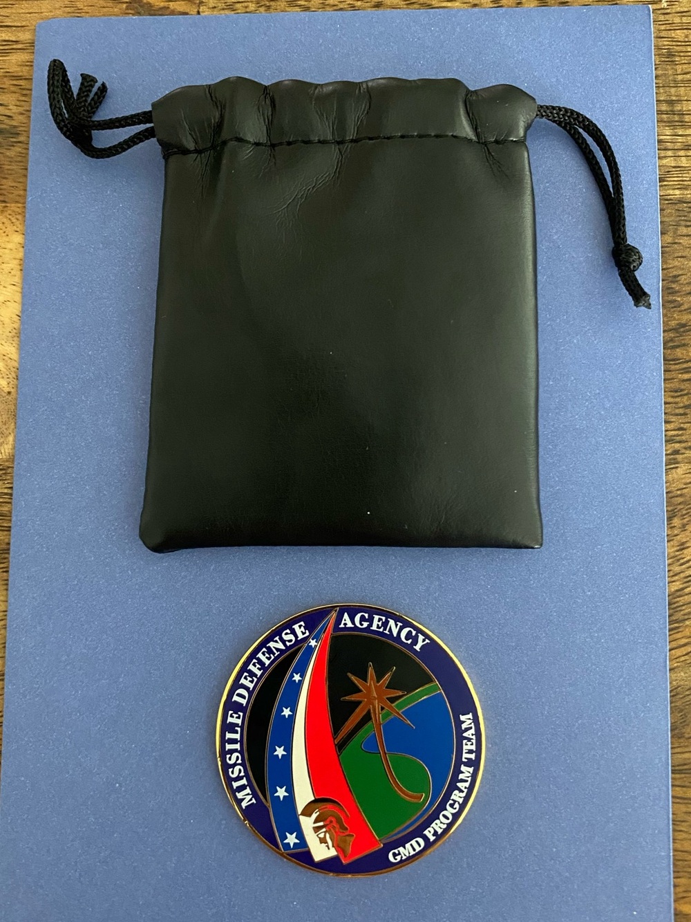 Missile Defense Agency GMD Program Team Challenge Coin Boeing FTG-02